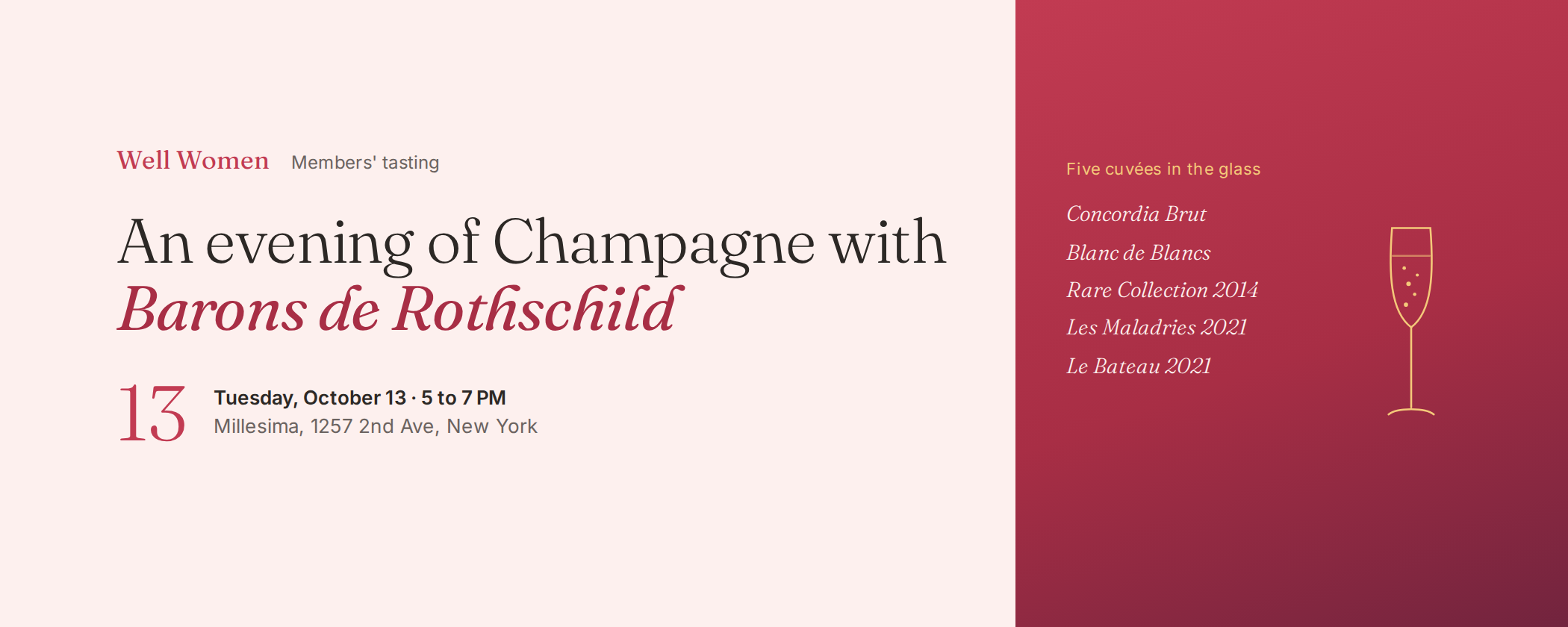 An Evening of Champagne with Barons de Rothschild 5-7PM — image 2