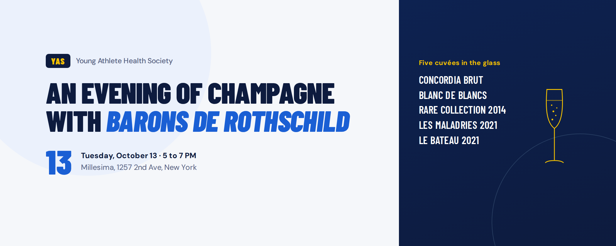 An Evening of Champagne with Barons de Rothschild 5-7PM