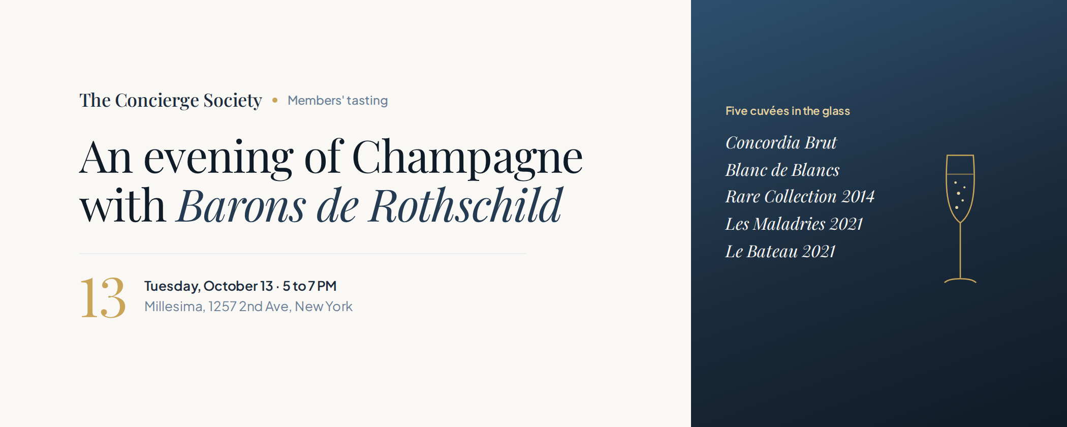 An Evening of Champagne with Barons de Rothschild 5-7PM — image 2