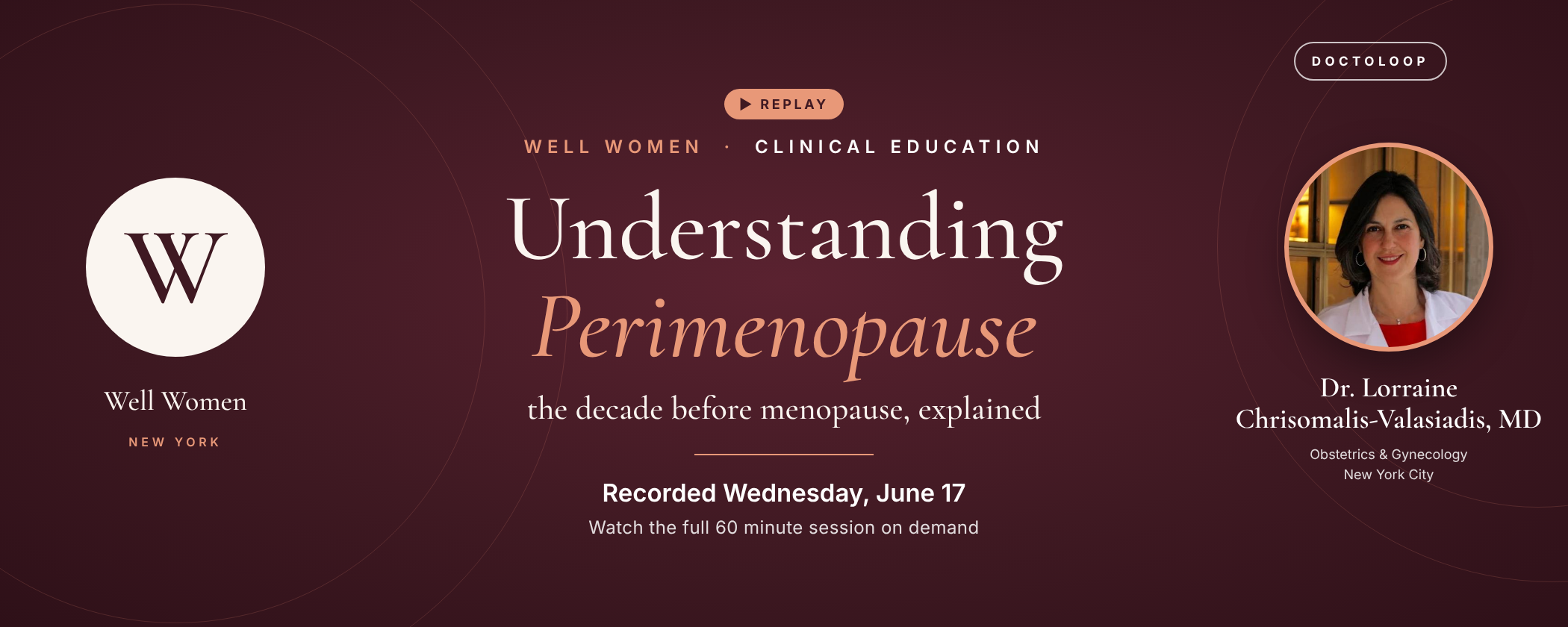Well Women · Understanding Perimenopause