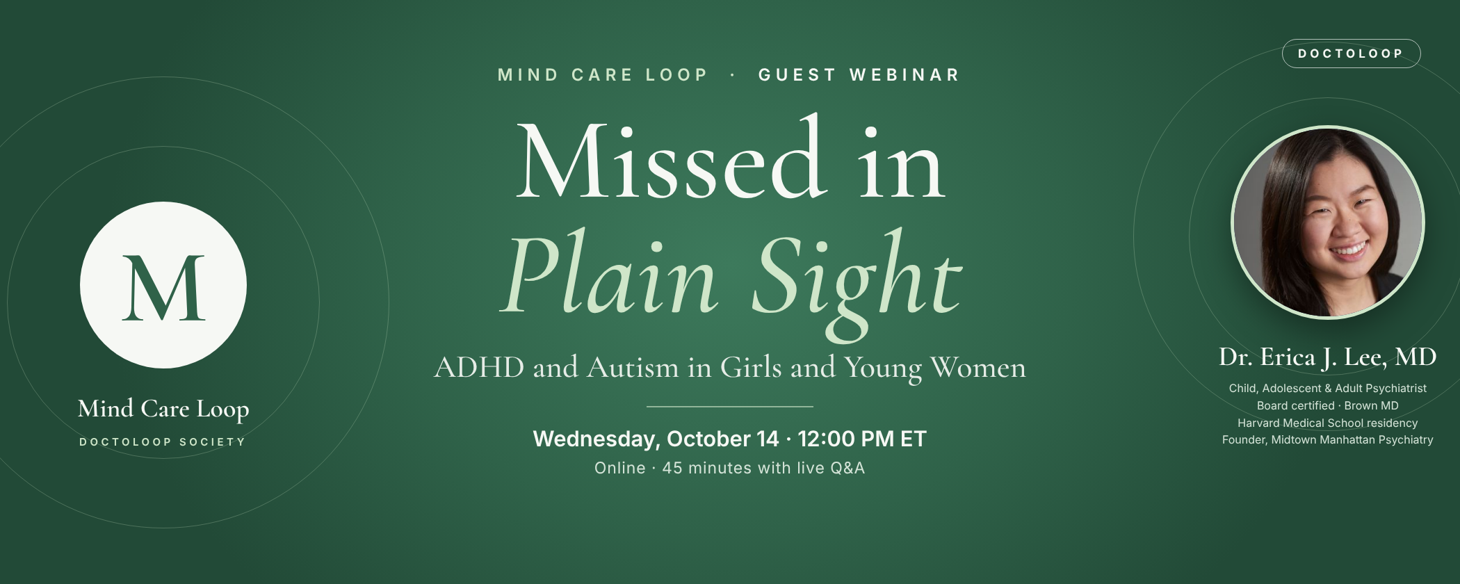 Mind Care Loop · Missed in Plain Sight: ADHD and Autism in Girls and Young Women